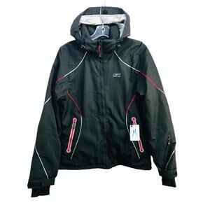 Maier Winter Ski Coat Black Red WOMENS 38/M 
#1012